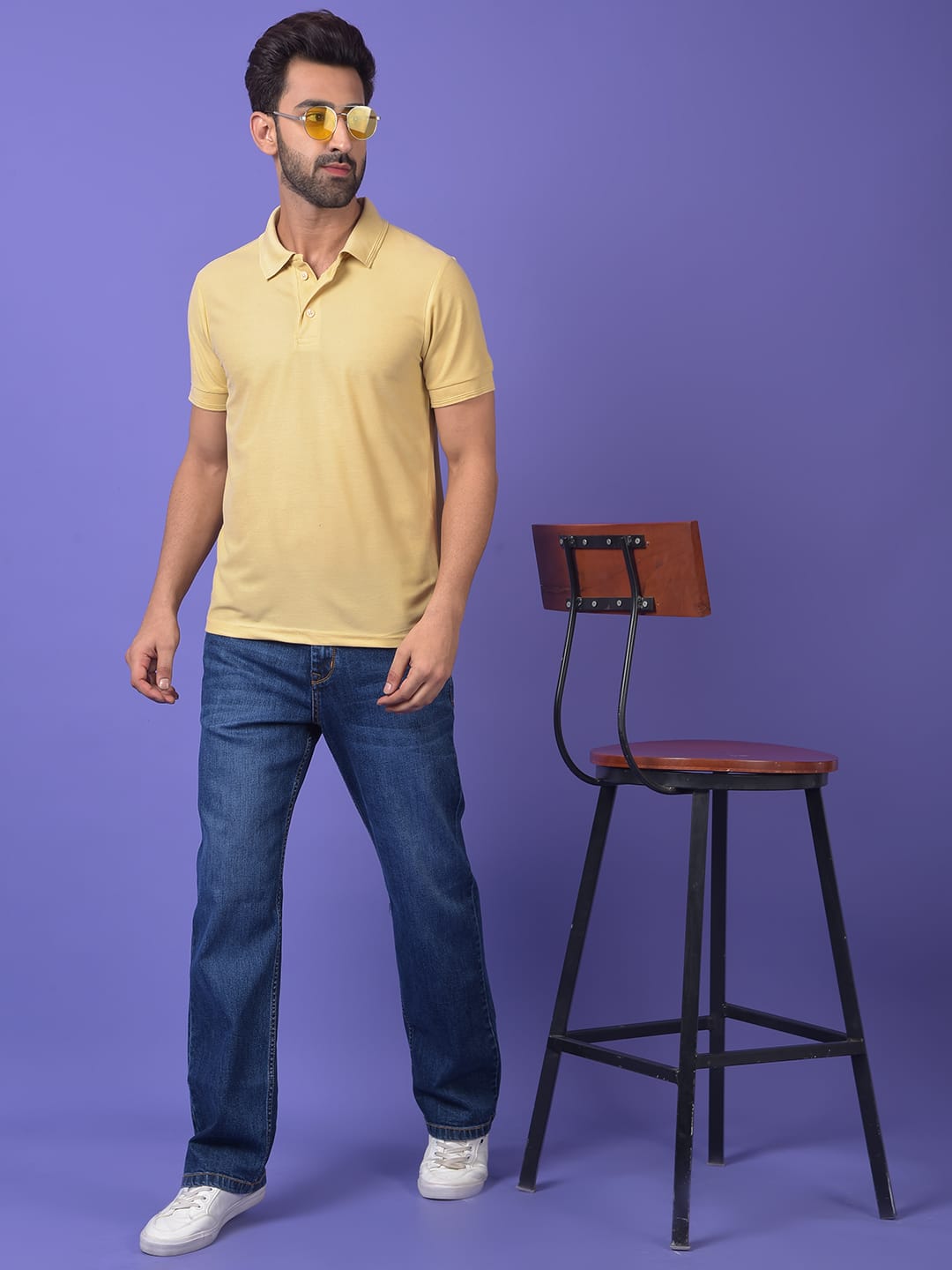 ROYAL WHITE+BEIGE POLO COMBO