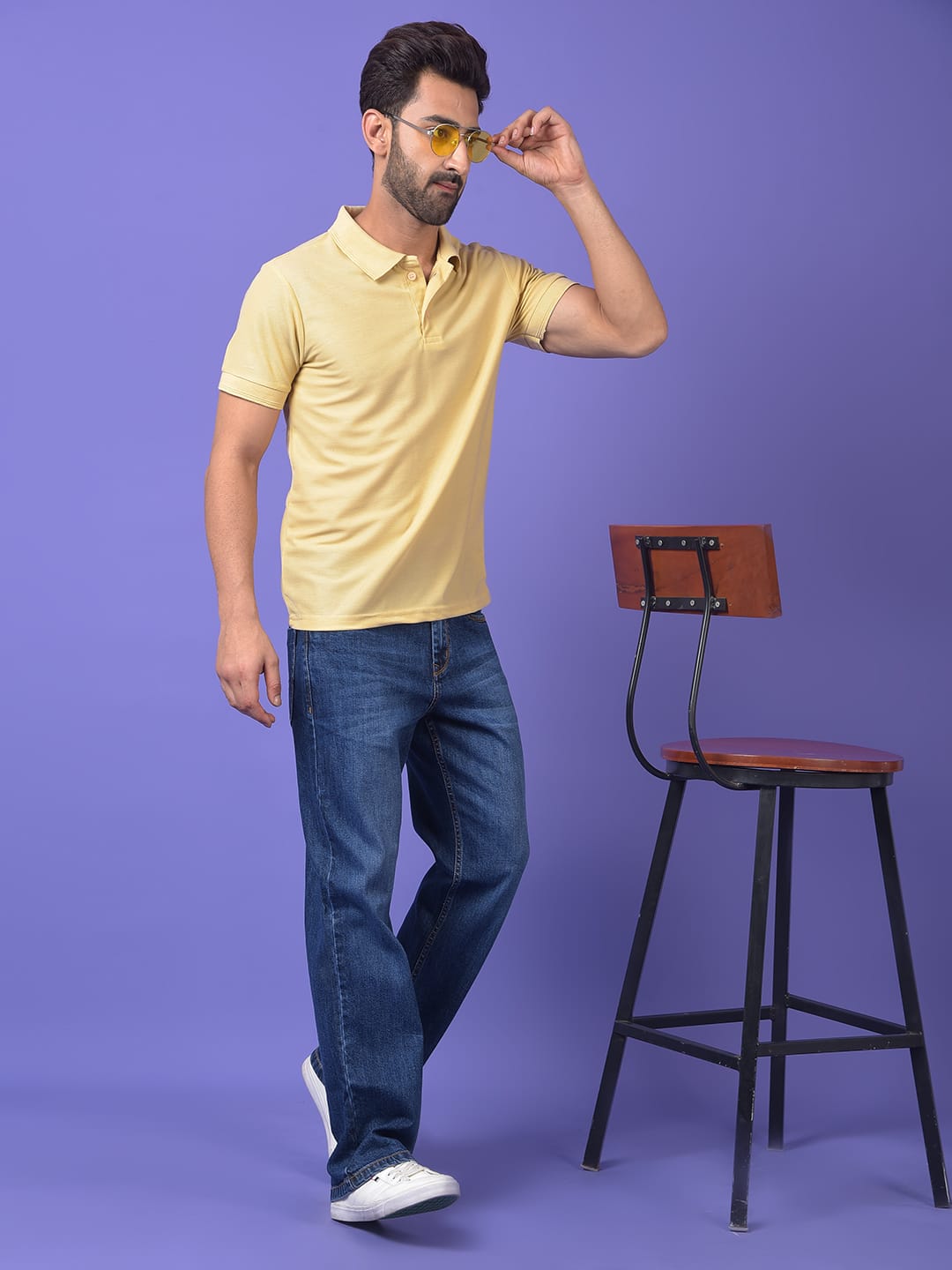 ROYAL WHITE+BEIGE POLO COMBO