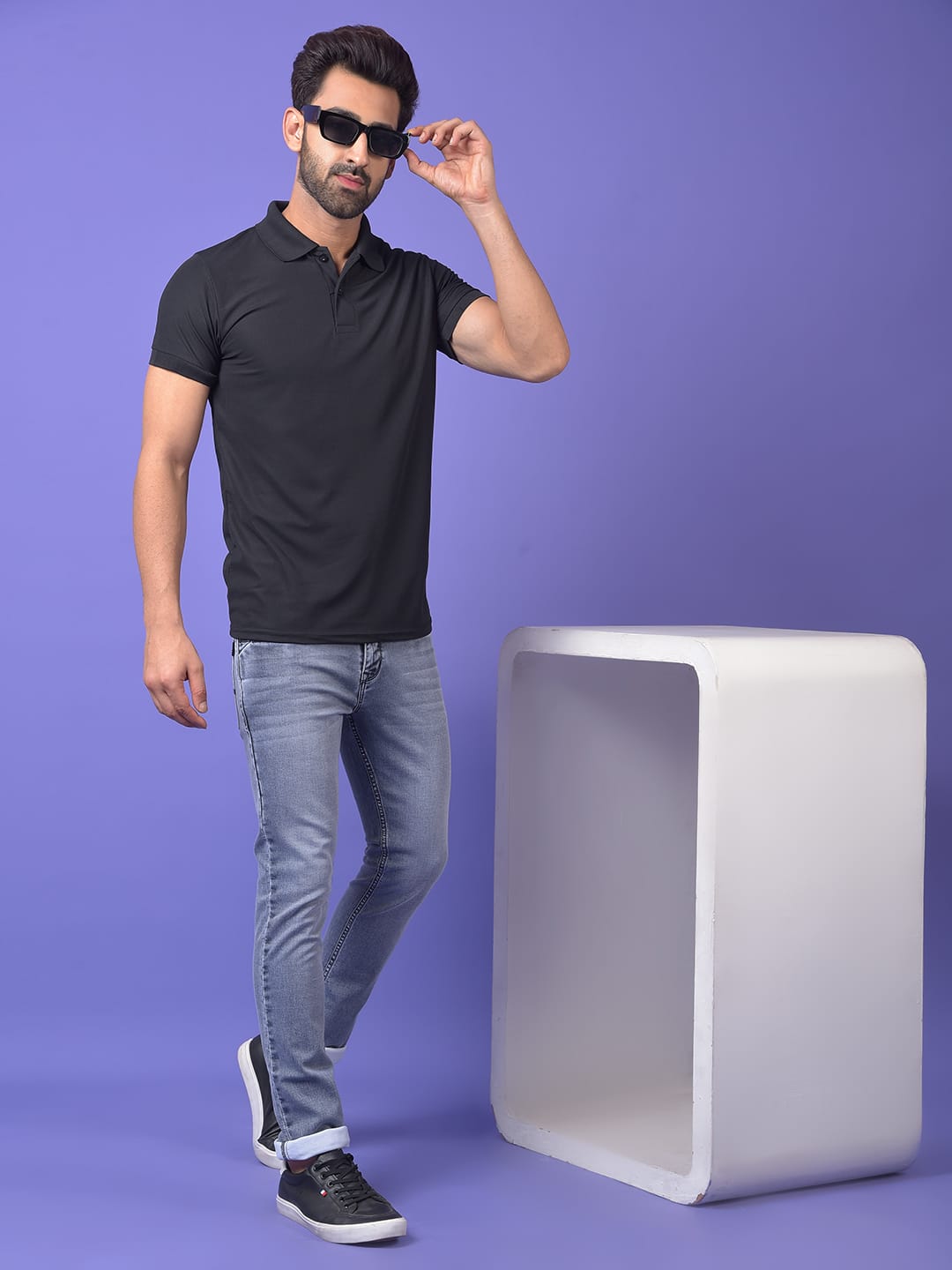 ROYAL  BLACK+SKY POLO COMBO