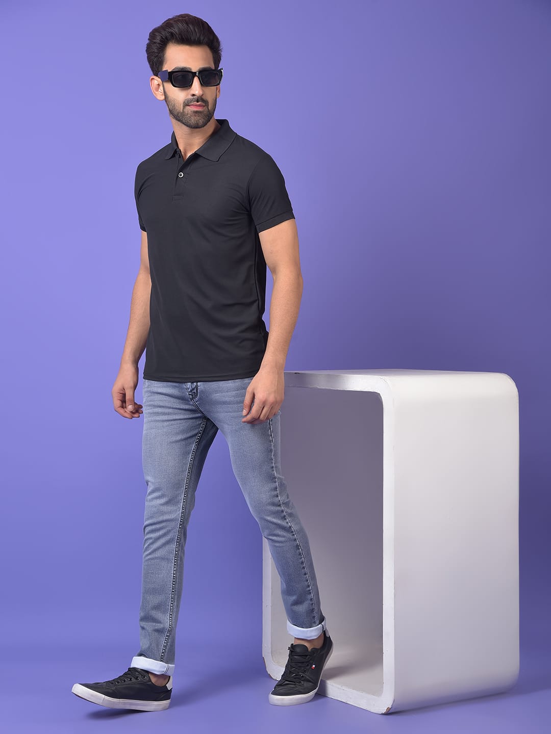 ROYAL  BLACK+SKY POLO COMBO