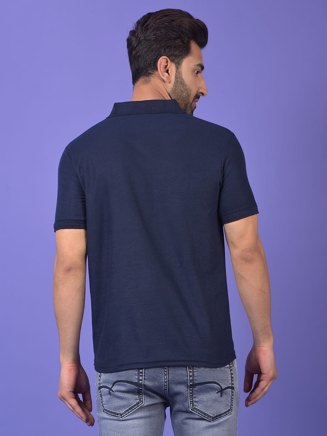ROYAL BLACK+NEVY POLO COMBO