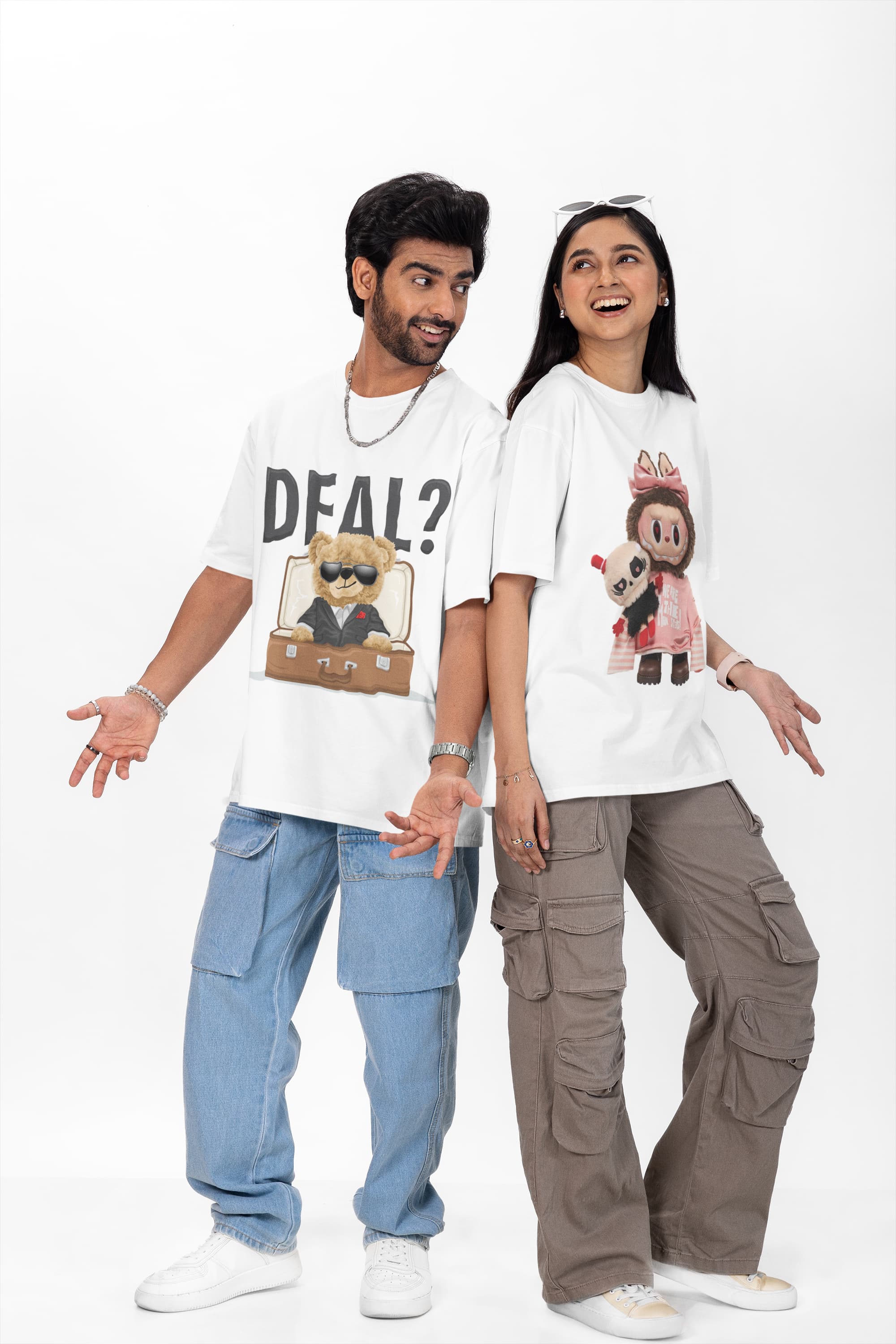 ROYAL COUPLE OVERSIZED TEE