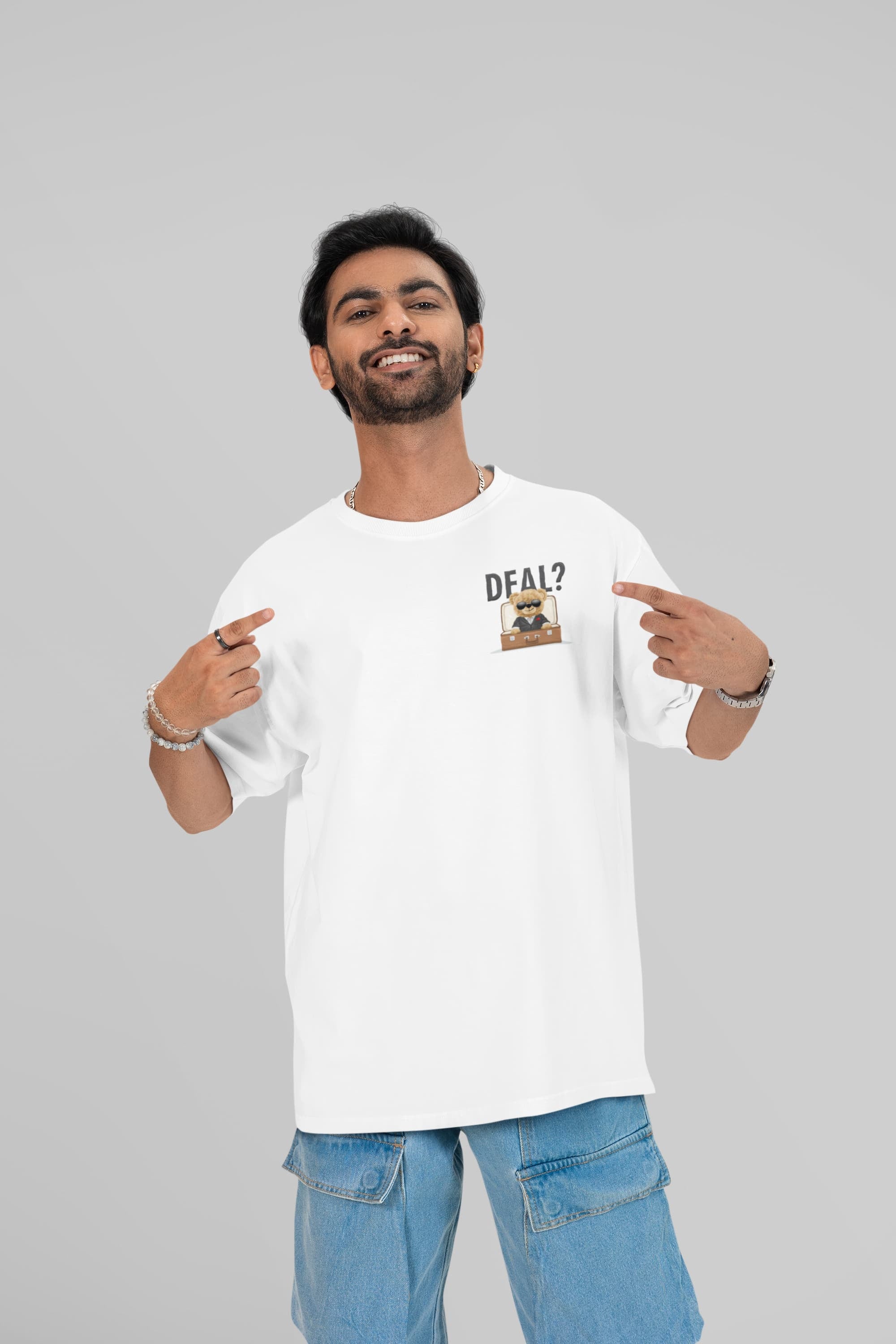 ROYAL BEAR DEAL OVERSIZED TEE