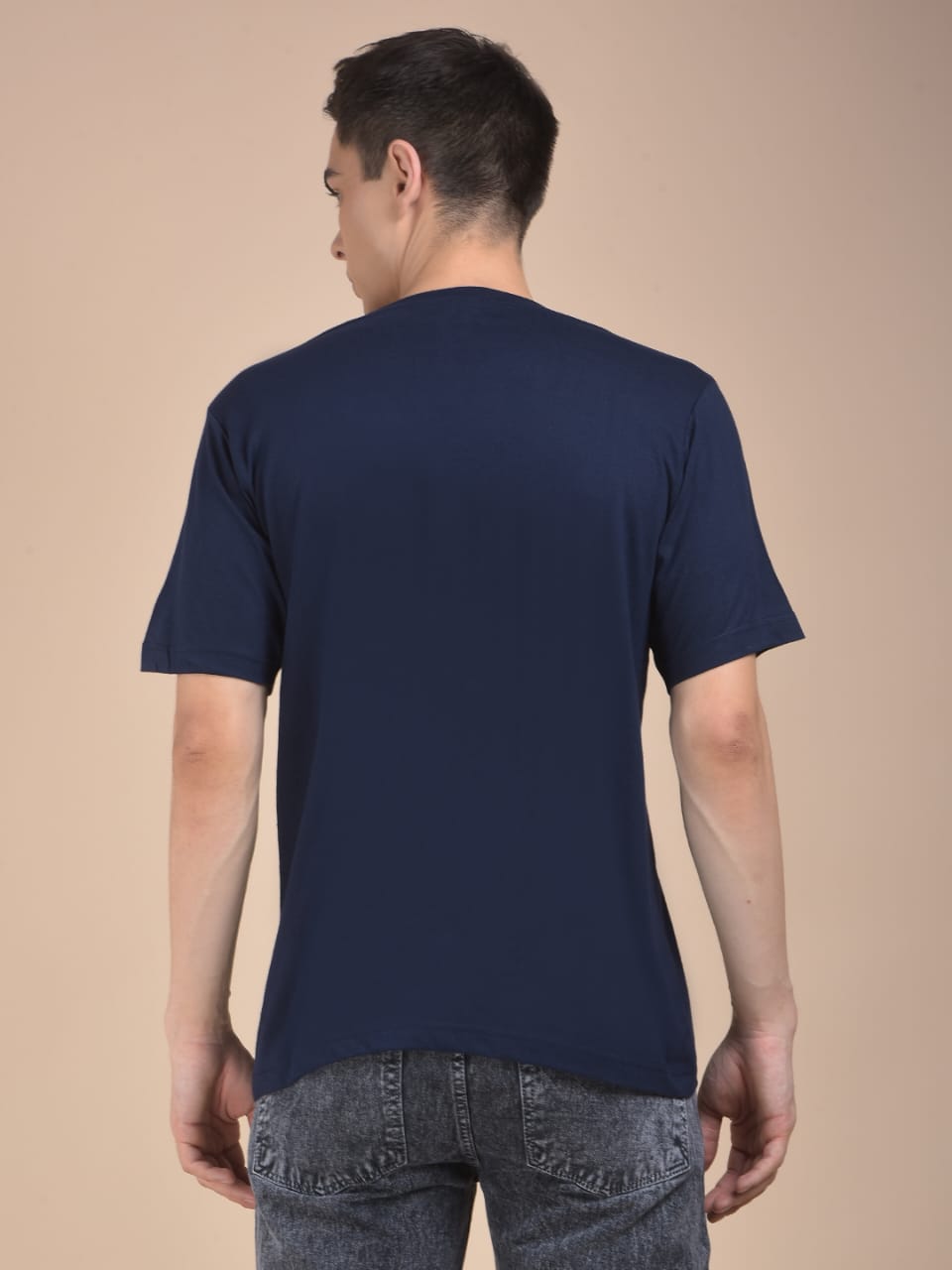 Men's Navy Blue Oversized T-shirt