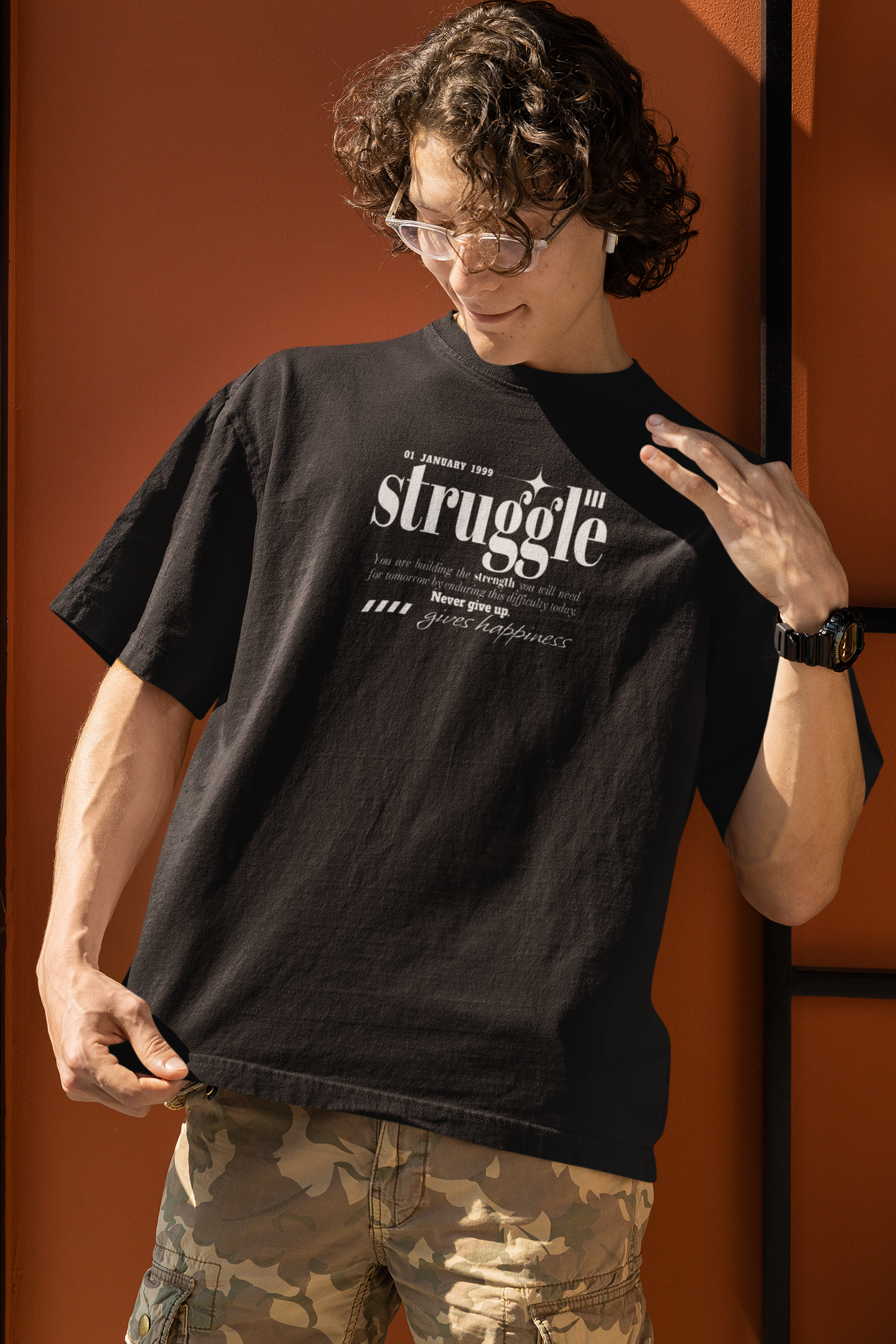 ROYAL YOUTH STRUGGLE OVERSIZED TEE