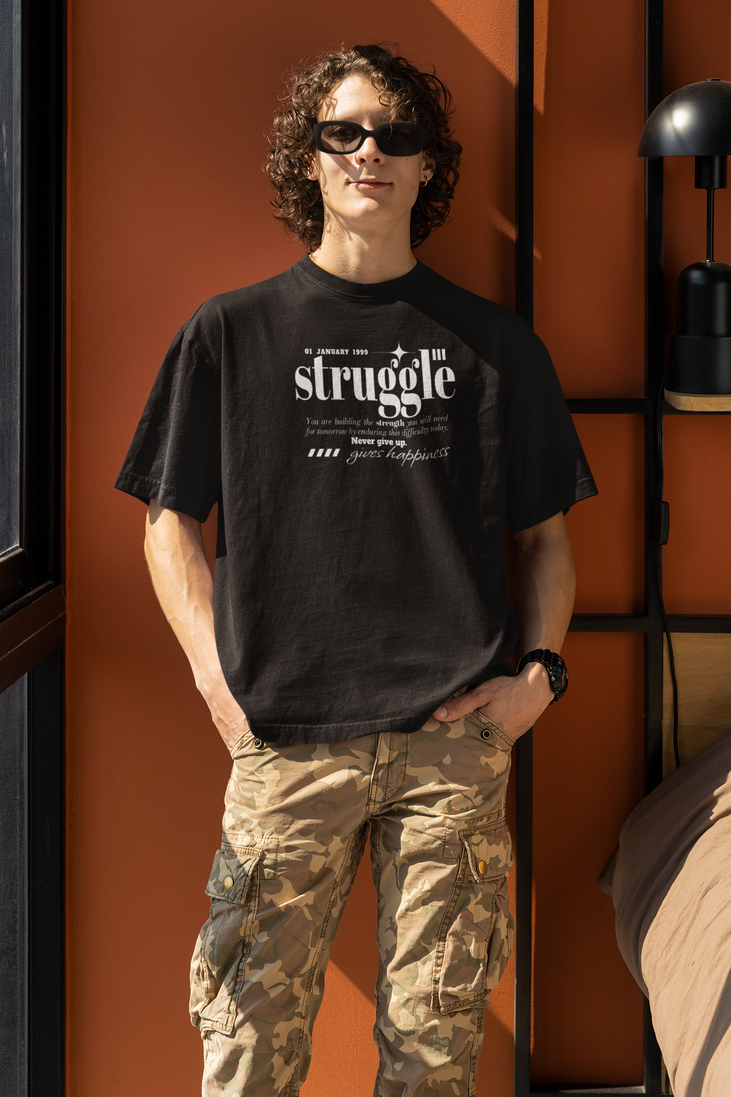ROYAL YOUTH STRUGGLE OVERSIZED TEE
